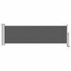 vidaXL Seitenmarkise 100 x 300 cm 100% Polyester Eisen Stahl