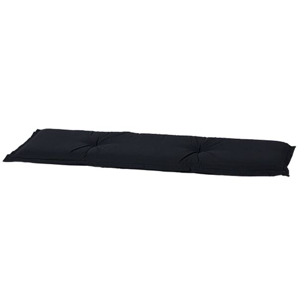 Madison Bankauflage Panama 150x48 cm Schwarz