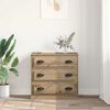 vidaXL Sideboard Artisan-Eiche 70 x 35,5 x 67,5 cm Holzwerkstoff