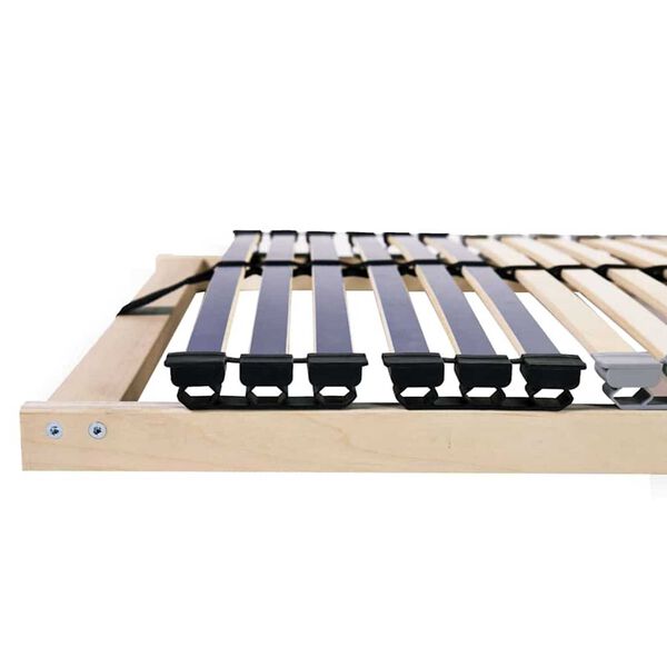 vidaXL Lattenrost Braun 100 x 190 cm Massivholz Buche