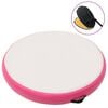 vidaXL Aufblasbare Gymnastikmatte mit Pumpe 100x100x10 cm PVC Rosa