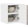 vidaXL K&uuml;chenschrank Kalmar 2 pcs Ger&auml;ucherte Eiche 30 x 31 x 40 cm