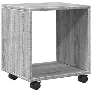 vidaXL Rollschrank Grau Sonoma 37x33x42,5 cm Holzwerkstoff