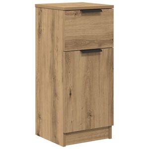 vidaXL Sideboard Artisan-Eiche 30x30x70 cm Holzwerkstoff