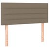 vidaXL LED Kopfteil Taupe 100x5x78/88 cm Stoff