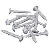 vidaXL Holzschrauben 8451 Stk. Silber Stahl