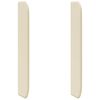 vidaXL Kopfteil Ohr Creme 80 x 16 x 4 cm PVC