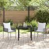vidaXL Garten Essgruppe 3 pcs Braun und Schwarz PE-Rattan