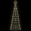 vidaXL LED-Weihnachtsbaum mit 390 LEDs Warmes Weiß 250 cm Eisen
