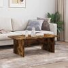 vidaXL Couchtisch Ger&auml;ucherte Eiche 93 x 53 x 33 cm Holzwerkstoff
