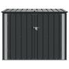 vidaXL Gartenlagerbox Schwarz 151,5 x 82 x 110,5 cm Stahl
