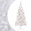 vidaXL K&uuml;nstlicher Weihnachtsbaum mit Weihnachtskugel 150 cm 150 LEDs