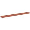 vidaXL Wandregal mit Regal 4 pcs Rot 80 x 9 x 3 cm Holzwerkstoff