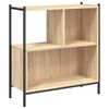 vidaXL B&uuml;cherregal Sonoma-Eiche 72x28x77,5 cm Holzwerkstoff