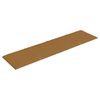 vidaXL Wandkopfteilen 12 pcs Braun 60 x 15 cm Samt