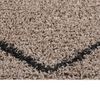 vidaXL Teppich Shaggy Hochflor Beige und Anthrazit 200x290 cm