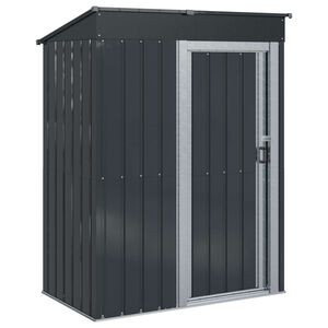 vidaXL Gartenh&uuml;tten Anthrazit 137 x 81 x 180 cm Metall