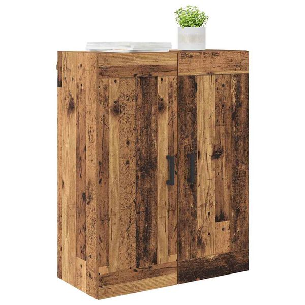 vidaXL Wandschrank Altholz 69,5 x 34 x 90 cm Holzwerkstoff