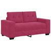 vidaXL Sofa Set 3 pcs Wind Rot 221 x 80 x 80 cm Samt