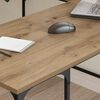 vidaXL Schreibtisch Artisan-Eiche 139 x 139 x 75 cm Holzwerkstoff