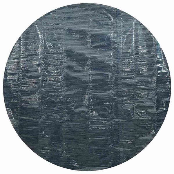 vidaXL Treibende Pool-Solarplane PE 250 cm Schwarz und Blau