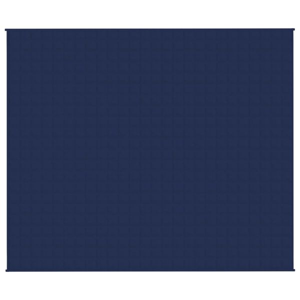 vidaXL Gewichtsdecke Blau 220x260 cm 11 kg Stoff