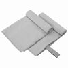vidaXL Sporthandt&uuml;cher 2 stk. Grau 50 x 30 cm