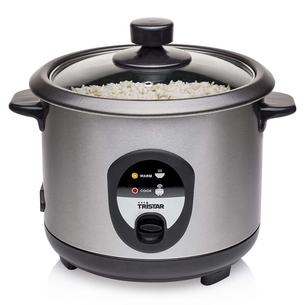 Tristar Reiskocher RK-6126 400W 1L Silbern