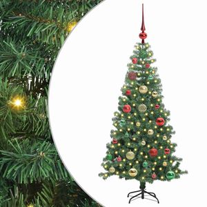 vidaXL Weihnachtsbaum Gr&uuml;n 120 cm PVC