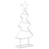 vidaXL Metall-Weihnachtsbaum mit St&auml;nder KUOPIO 60 cm Stahl Wei&szlig;