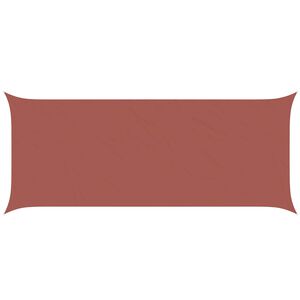 vidaXL Sonnensegel Terrakotta 6 x 2,5 m 100 % Polyester Oxford