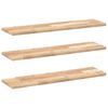 vidaXL Schweberegale 3 Stk. 100x20x2 cm Massivholz Akazie Unbehandelt