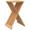 vidaXL Klapphocker 40x32,5x70 cm Massivholz Teak