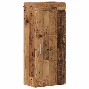 vidaXL Badezimmer-Wandschrank TULUM Altholz 37 x 24,5 x 86 cm