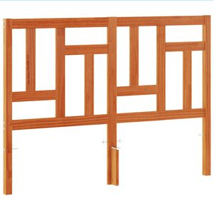 vidaXL Kopfteil Wachsbraun 135 cm Massivholz Kiefer