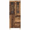 vidaXL Highboard Altholz 69,5 x 34 x 180 cm Holzwerkstoff