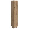 vidaXL Schrankset 2 stk. Artisan-Eiche Holzwerkstoff