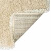 vidaXL Shaggy-Teppich Hochflor Beige 80x150 cm 50 mm