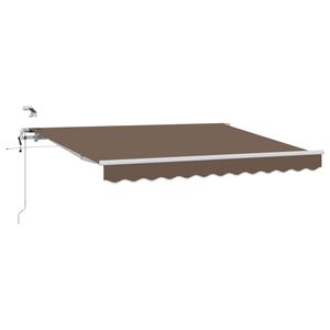 vidaXL Markisenstoff Taupe 300 x 250 cm Polyester