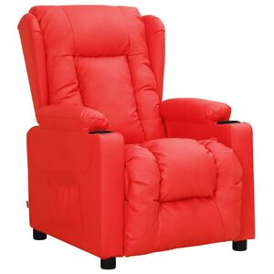 vidaXL Relaxsessel Rot Kunstleder