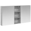 vidaXL Badezimmerschrank-Set 3 stk. 130 x 14,5 x 70 cm Holzwerkstoff