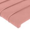 vidaXL Kopfteile 2 Stk. Rosa 72x5x78/88 cm Samt