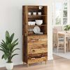 vidaXL Highboard Altholz 69,5 x 32,5 x 180 cm Holzwerkstoff