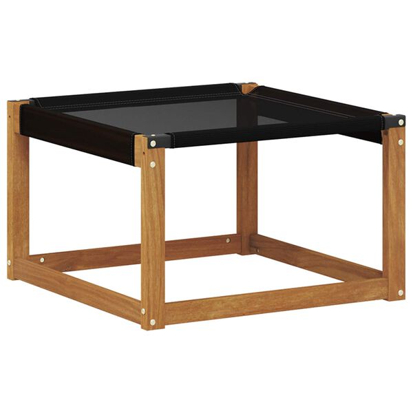 vidaXL Outdoor-Sofagarnitur mit Kissen 6 pcs Nat&uuml;rlich und Schwarz