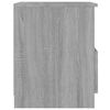 vidaXL Nachttische 2 Stk. Grau Sonoma 40x40x50 cm Holzwerkstoff