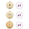 vidaXL Weihnachtsbaumkugel Set XXL 3 pcs Gold Kunststoff