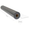 vidaXL Tischfolie-Rolle Transparent 0,9x15 m 1,6 mm PVC