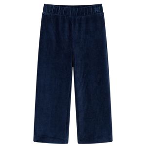 vidaXL Kinderhose Cord Marineblau 92