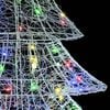 vidaXL Weihnachtsbaum mit 160 LEDs Mehrfarbig 150 cm Acryl
