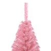 vidaXL Künstlicher Halb-Weihnachtsbaum mit Ständer Rosa 120 cm PVC